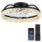 Ventilador de teto Mpayel 16" Dimmable Remote App Control 110V