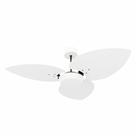 Ventilador de Teto Natuvent Dahlia No Light 3 Pás Madeira Branco