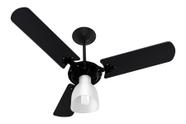 Ventilador de Teto New Delta Light Preto 220V+Controle R.