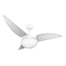 Ventilador de Teto Noronha com Luminária de Vidro Ventex Branco/Branco 220V