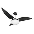 Ventilador de Teto Noronha com Luminária de Vidro Ventex Preto/Preto 220V Ventilador de Teto Noronha com Luminária de Vidro Ventex Preto/Preto 220V