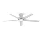 Ventilador de teto ocioc 132cm com luzes, motor DC reversível branco