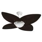 Ventilador de Teto Office Jet Aspen Venti-Delta Branco 4Pás Rattan Tabaco 110V+Controle