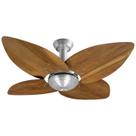 Ventilador de Teto Office Jet Aspen Venti-Delta Prata 4Pás Imbuia 110V+Controle