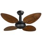 Ventilador de Teto Office Jet Pétalo Venti-Delta Preto 4Pás Imbuia 220V