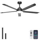 Ventilador de Teto Ohniyou 152 cm 5 Pás LED Controle Remoto e App Ventilador de Teto Ohniyou 152 cm 5 Pás LED Controle Remoto e App