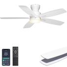 Ventilador de Teto Ohniyou 42" de Perfil Baixo com Luz e Controle Remoto/App Ventilador de Teto Ohniyou 42" de Perfil Baixo com Luz e Controle Remoto/App