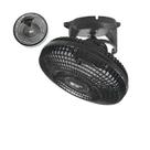 Ventilador de Teto Orbital 360 Loren Sid 30Cm Turbo Preto Bivolt