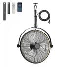 Ventilador de Teto para Área Externa AHAWILL 58cm Luz 3CCT 6 Velocidades