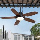 Ventilador de Teto para Área Externa Fanbulous 42" 3CCT 6 Velocidades IP65 à Prova d'Água