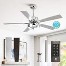 Ventilador de teto Parrot Uncle 132cm Dimmable LED 120V Remote