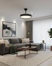 Ventilador de Teto Plafon Led Air Blow Retrátil com Controle Remoto Silencioso Econômico 60w Luz Branca Elegante Sofisticado Casa com Luz Dimerizável