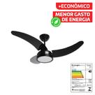 Ventilador De Teto Potente Silencioso 3 Pás Búzios Max Led