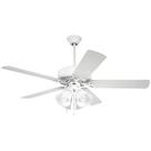 Ventilador de Teto PRO SERIES II- EMERSON 5 Pás - Branco - 110V