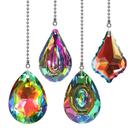 Ventilador de teto Pull Chain Rainbow Maker Crystal 4 peças Ventilador de teto Pull Chain Rainbow Maker Crystal 4 peças