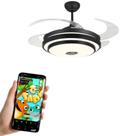 Ventilador de Teto Retrátil Bivolt SOM E BLUETOOTH