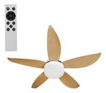 Ventilador De Teto Selene 5 Pás Inverter Estrutura Branco Pás Marrom Diâmetro 1042 Mm Frequência 50 Hz Material Das Pás Plástico Ventilador De Teto Selene 5 Pás Inverter Estrutura Branco Pás Marrom Diâmetro 1042 Mm Frequência 50 Hz Material Das Pás Plástico