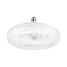 Ventilador De Teto Silencioso 3 Em 1 Com Iluminação, Base Conversora E27 E Controle Remoto Para