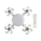 Ventilador De Teto Silencioso Para Cozinha Com Alta Potência E Luz, Soquete E27, Fácil De Limpar Ventilador De Teto Silencioso Para Cozinha Com Alta Potência E Luz, Soquete E27, Fácil De Limpar