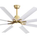 Ventilador de teto Sofucor 66" Smart Light Alexa DC Motor White
