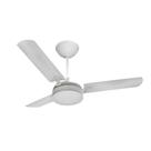 Ventilador De Teto Super Delta Led Branco 3 Pás Laqueadas Brancas Led 18W 6500K 130W 127V C3V 37-3131 Ventidelta