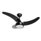 Ventilador de Teto Tron Buzios Max Led 3 Pás Preto