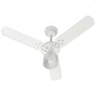 Ventilador De Teto Tron Marbella com 3 Velocidades, Lustre e Função Exaustão Branco 130w 127v 51.01-0854