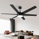 Ventilador de teto Vaczon 60" LED Light Remote 6 velocidades 7 pás