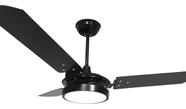 Ventilador De Teto Valen Ventex Preto Led