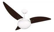 Ventilador de Teto Ventex Noronha com Luminaria de Vidro P/ Duas Lampadas
