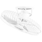 Ventilador De Teto Venti-delta 360 Oscilante 60cm Branco Bivolt