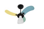 Ventilador de Teto Venti-Delta Baby Inverter Preto 3 Pás Masculina Bivolt
