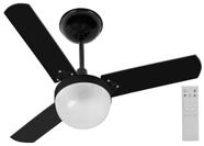Ventilador de Teto Venti-Delta Inverter Ultra Preto Bivolt + Controle