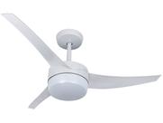 Ventilador De Teto Venti-Delta Linha Flex Concept Lunik 3 Pás De Plástico Com Controle Remoto 130W 127V Cor Branco