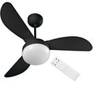 Ventilador de Teto Ventisol Fênix Black Inverter Controle Remoto, 6 Velocidades - Bivolt Ventilador de Teto Ventisol Fênix Black Inverter Controle Remoto, 6 Velocidades - Bivolt