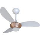 Ventilador De Teto Ventisol Mistral 3 Pás Branco-bronze Bivolt