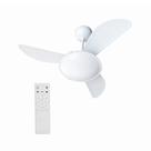 Ventilador de Teto Ventisol Sunny Inverter com Controle Branco Bivolt Ventilador de Teto Ventisol Sunny Inverter com Controle Branco Bivolt