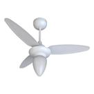 Ventilador de Teto Ventisol Wind Light 3 Pás Branco 127V