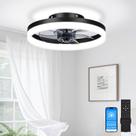 Ventilador de Teto VOLISUN 13" Sem Pás com Luz LED e Controle Remoto