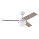 Ventilador de teto Westinghouse Talia 142cm branco interno com luz