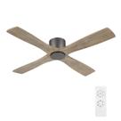 Ventilador de teto WINGBO 137cm Wood Blades Motor DC de 6 velocidades