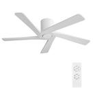 Ventilador de teto WINGBO 54” Motor DC de madeira maciça de 6 velocidades