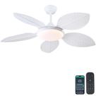 Ventilador de teto Wiviniya Tropical 48 polegadas com luzes e controle remoto Ventilador de teto Wiviniya Tropical 48 polegadas com luzes e controle remoto