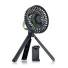 Ventilador de tripé Treva 5" Portátil Recarregável com Luz de 3 Velocidades
