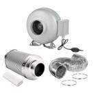 Ventilador de ventilação iPower 4 polegadas 154 CFM com controlador de velocidade