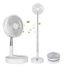 Ventilador Dobrável Portátil Silencioso USB Branco Ventilador Dobrável Portátil Silencioso USB Branco
