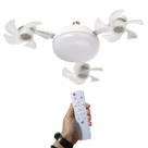 Ventilador Drone Lampada Teto Luminaria 3 Em 1 Silencioso Iluminaçao Controle Remoto Iluminaçao Sala Quarto Casa