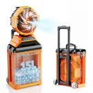 Ventilador elétrico Powdeom 15L portátil com nebulização e bateria 30000mAh