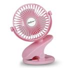 Ventilador elétrico SkyGenius Clip-On Carrinho de bebê 14x20x9cm rosa Ventilador elétrico SkyGenius Clip-On Carrinho de bebê 14x20x9cm rosa