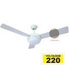 Ventilador Hl-60 Cont. Parede 1 Lamp. E-27 3 Pas Rev. (Branco / Cinza) Branco